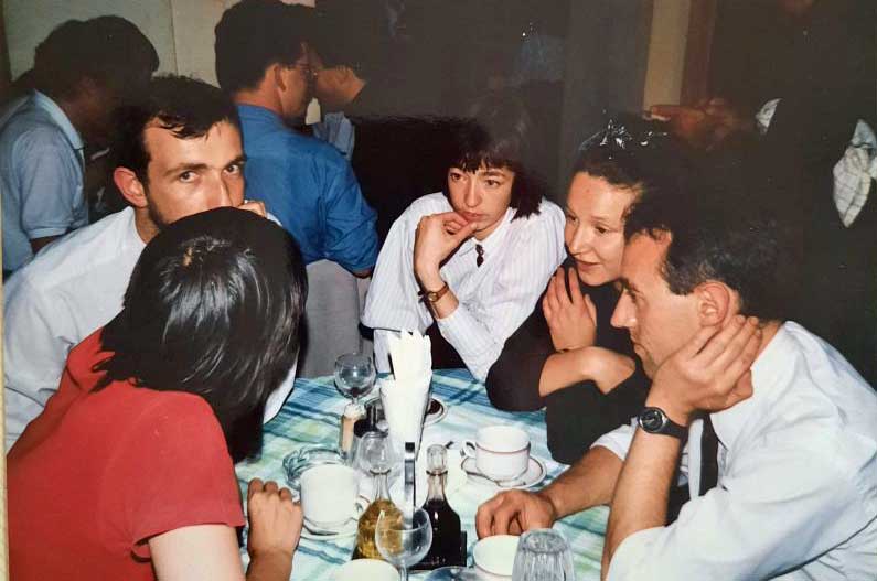 (Elaine, Jon’s partner ), Jon,  the sometime SMR Assistant for West London?, Barbara (and her partner Phil)