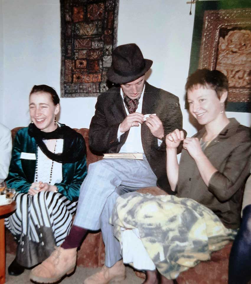 L-R: Andrea Sinclair & Barbara (with her partner Phil)