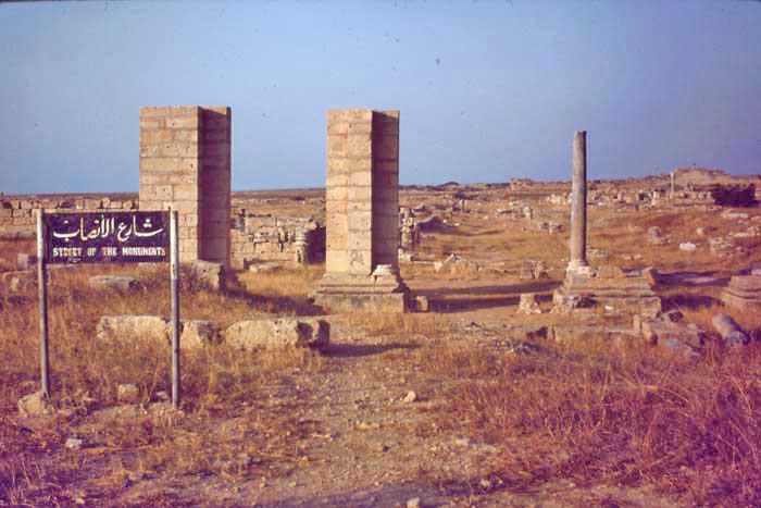 Ptolemais: the Street of the Monuments
