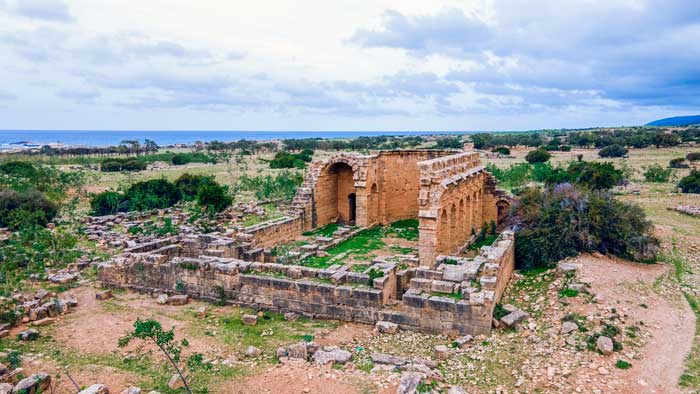 Ptolemais:t the 'Fortress Church' (6th centuryAD)