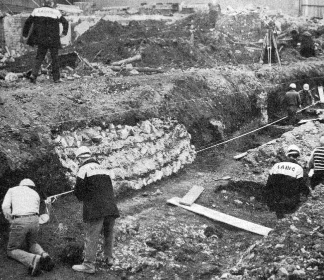 Baynards Castle Excavation 1972
