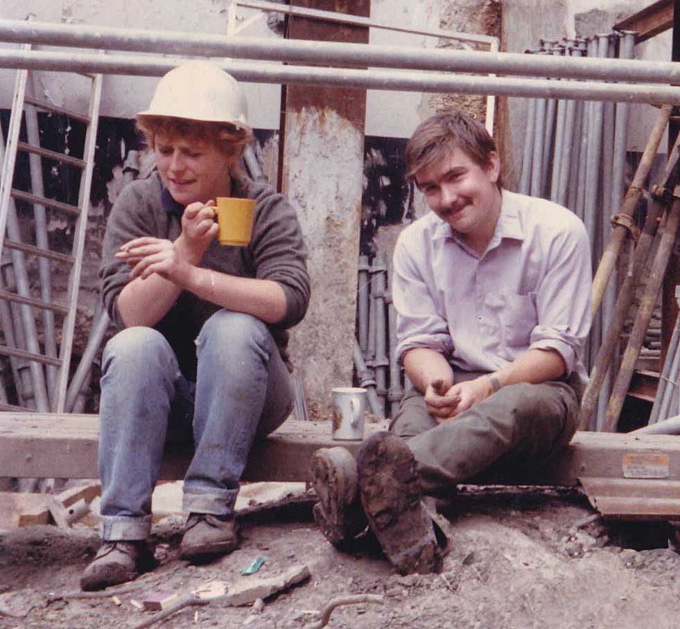 GINA wood street 1986 with Tony Mackinder