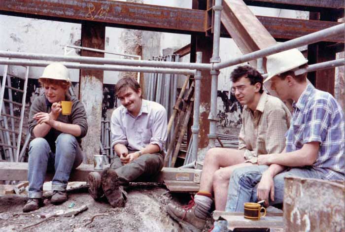 Some of Wood Street Team Gina (RIP), Tony Mackinder, Paul Potter, ?