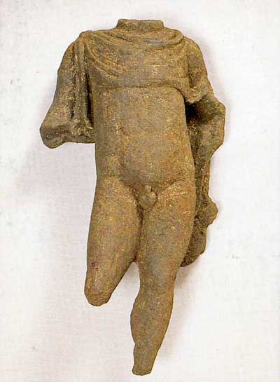 The statue on display. From DUA Annual Review 1988.