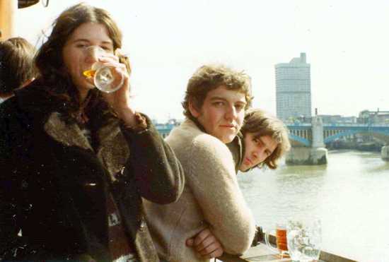 It was a kind of sport - Clare Midgely, Mark Burch and John Burke-Easton - Photo from Alison Balfour-Lynn