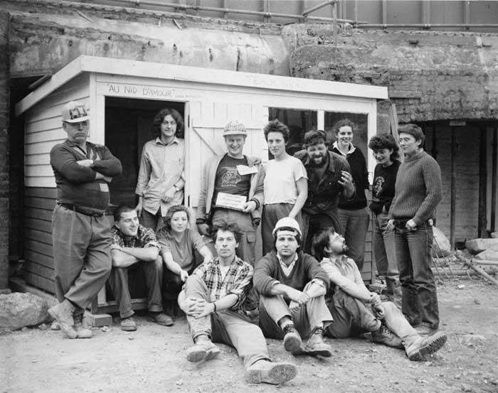 Left to right: Sitting: Duncan Lees, Olwen Beazley, Pete Rowsome, Gary Brown, Ryszard Bartkowiak (Rysz) Standing: a person,  Mark Holmes, Mike Copper, Susan Greenwood, Damian Goodburn, Jo Stephenson, Sarah Gibson, Wendy Locker. Photo from Gustav Milne