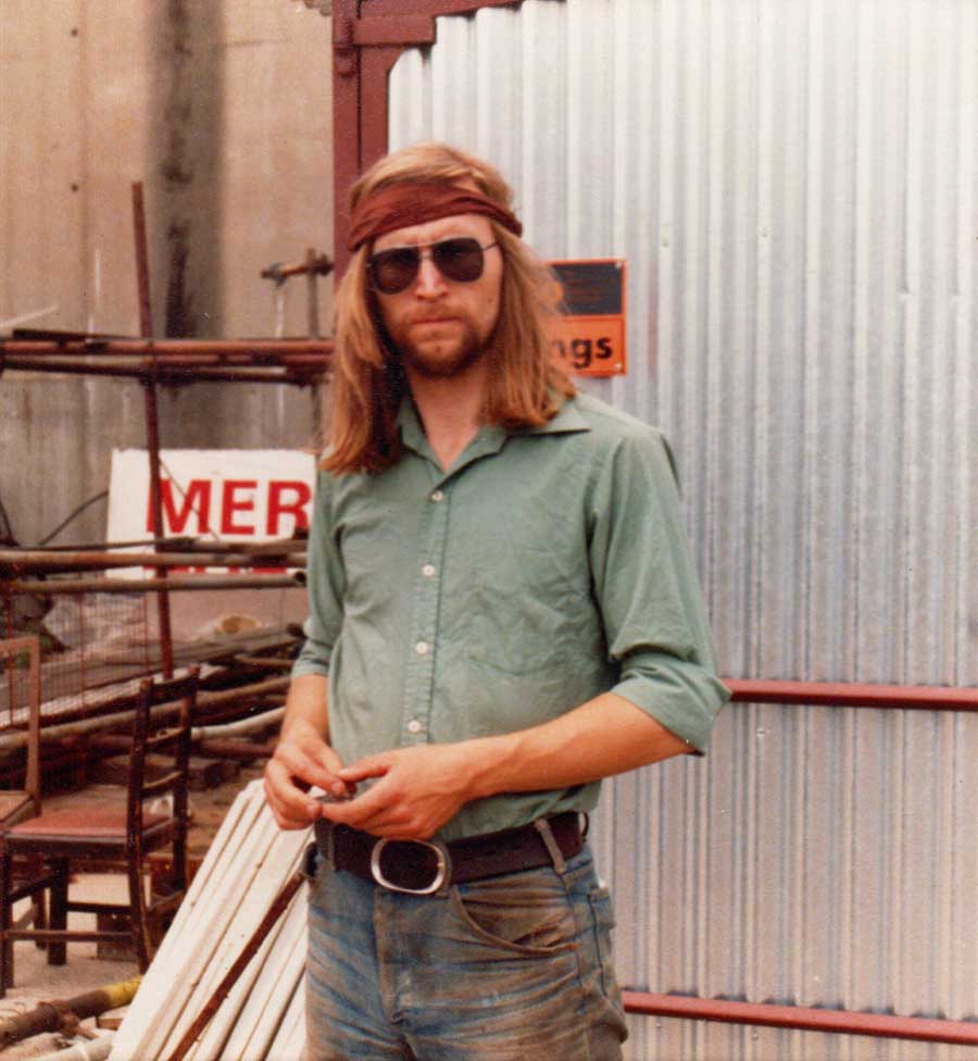 Jon on St. Peter's Hill site