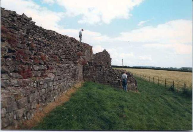 Gustav works out how to get a loose bastion back in the car, while Josephine Brown keeps watch below.
