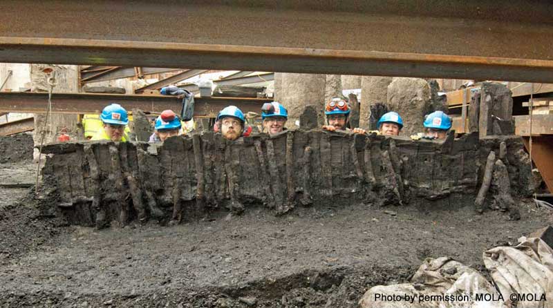 In advance of a future post on the ‘London Mithraeum’, a nice photo for Friday showing some of the diminutive archaeologists who worked on the main phase of the Bloomberg London site (BZY10) in 2013.